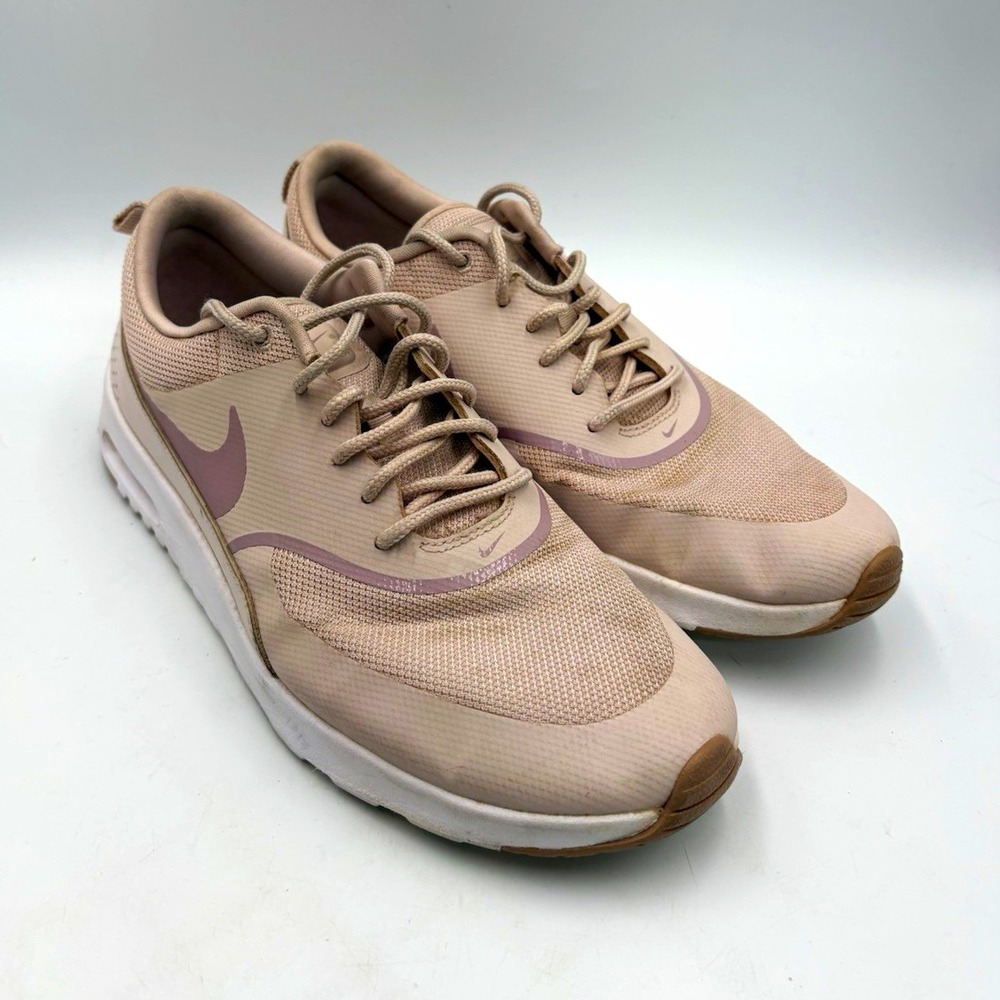 Nike Air Max Thea Beige Low Top Lace-Up Sneakers Women's US Size 10.5